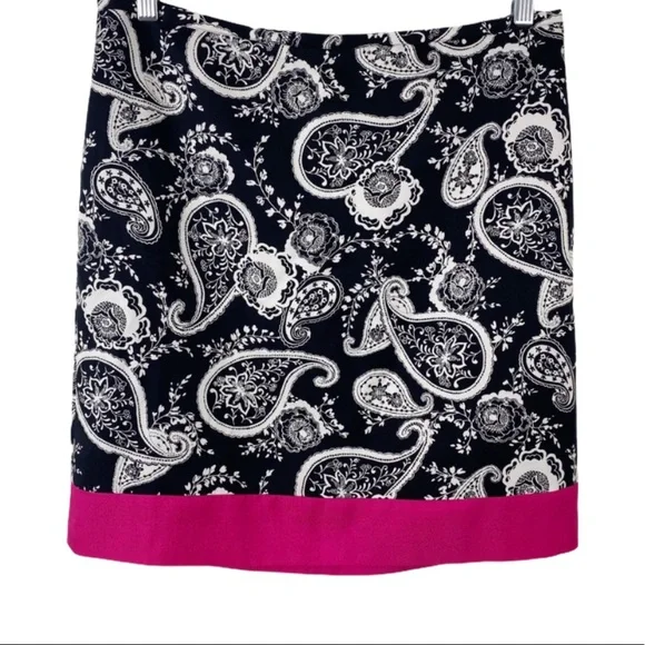 LOFT Paisley Skirt - Picture 8 of 12